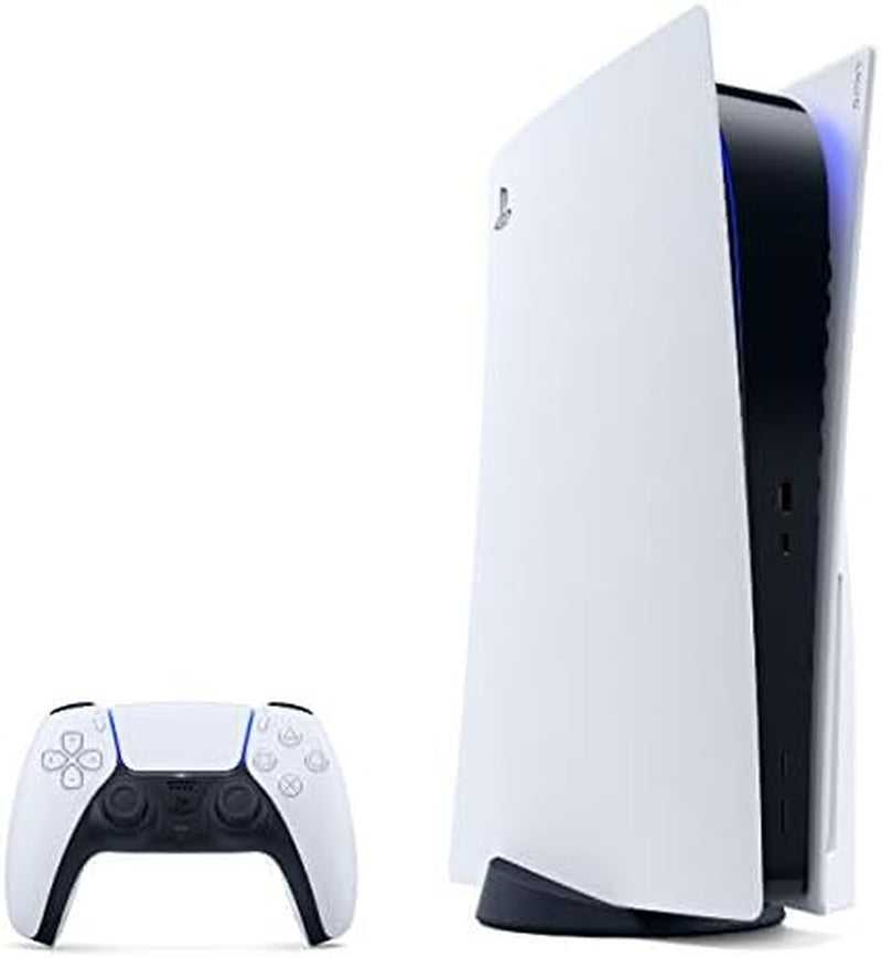 PS5 Playstation 5 Console Disc Version - Wireless Controller, X86-64-Amd Ryzen Zen 8 Cores CPU, 16GB GDDR6 Memory, 825GB SSD Storage