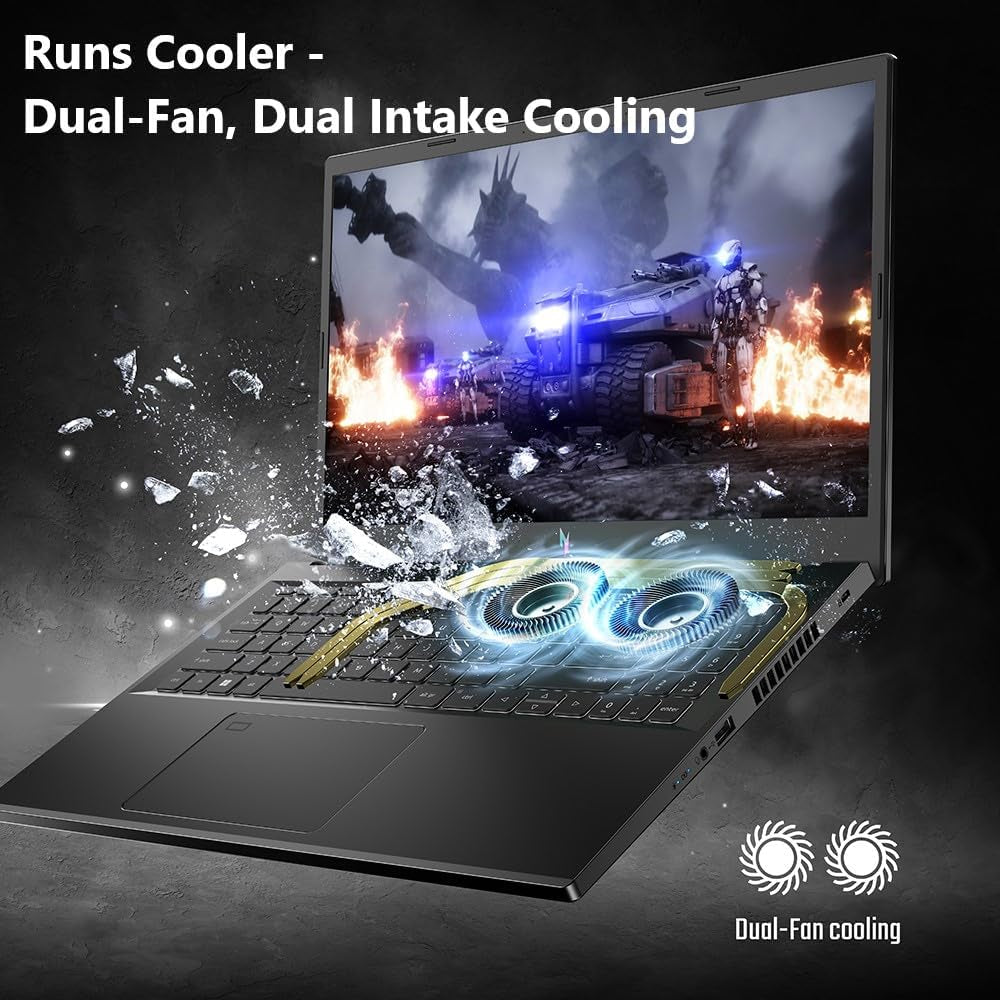 Nitro V Gaming Laptop | Intel Core I5-13420H Processor | NVIDIA Geforce RTX 4050 Laptop GPU | 15.6" FHD IPS 144Hz Display | 8GB DDR5 | 512GB Gen 4 SSD | Wifi 6 | Backlit KB | ANV15-51-51H9