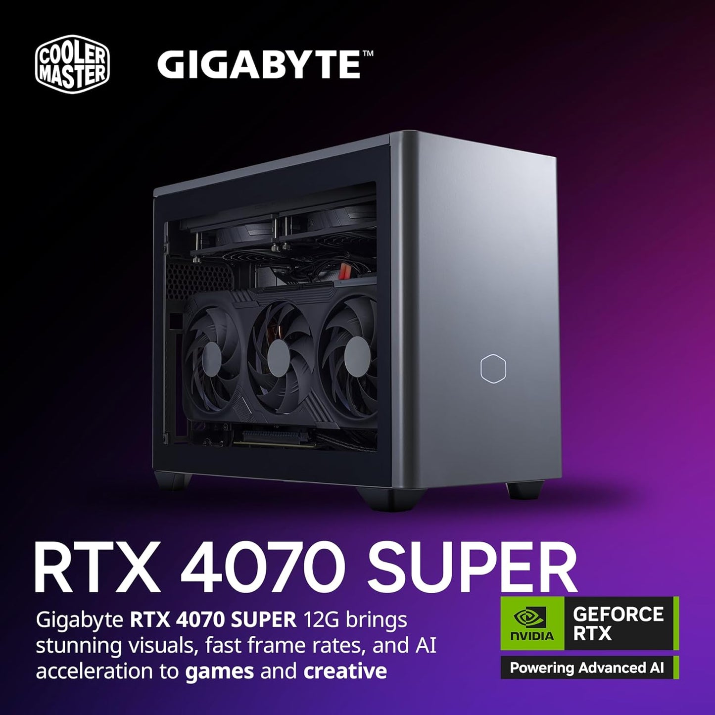 NR2 Pro Mini ITX – Intel I7-14700F 2.1Ghz (5.4Ghz Turbo) | Gigabyte RTX 4070 Super 12GB & B760I AORUS PRO | 32GB DDR5 6000Mhz | 1TB Gen4 M.2 | Wifi | Windows 11-280Mm AIO Gaming PC