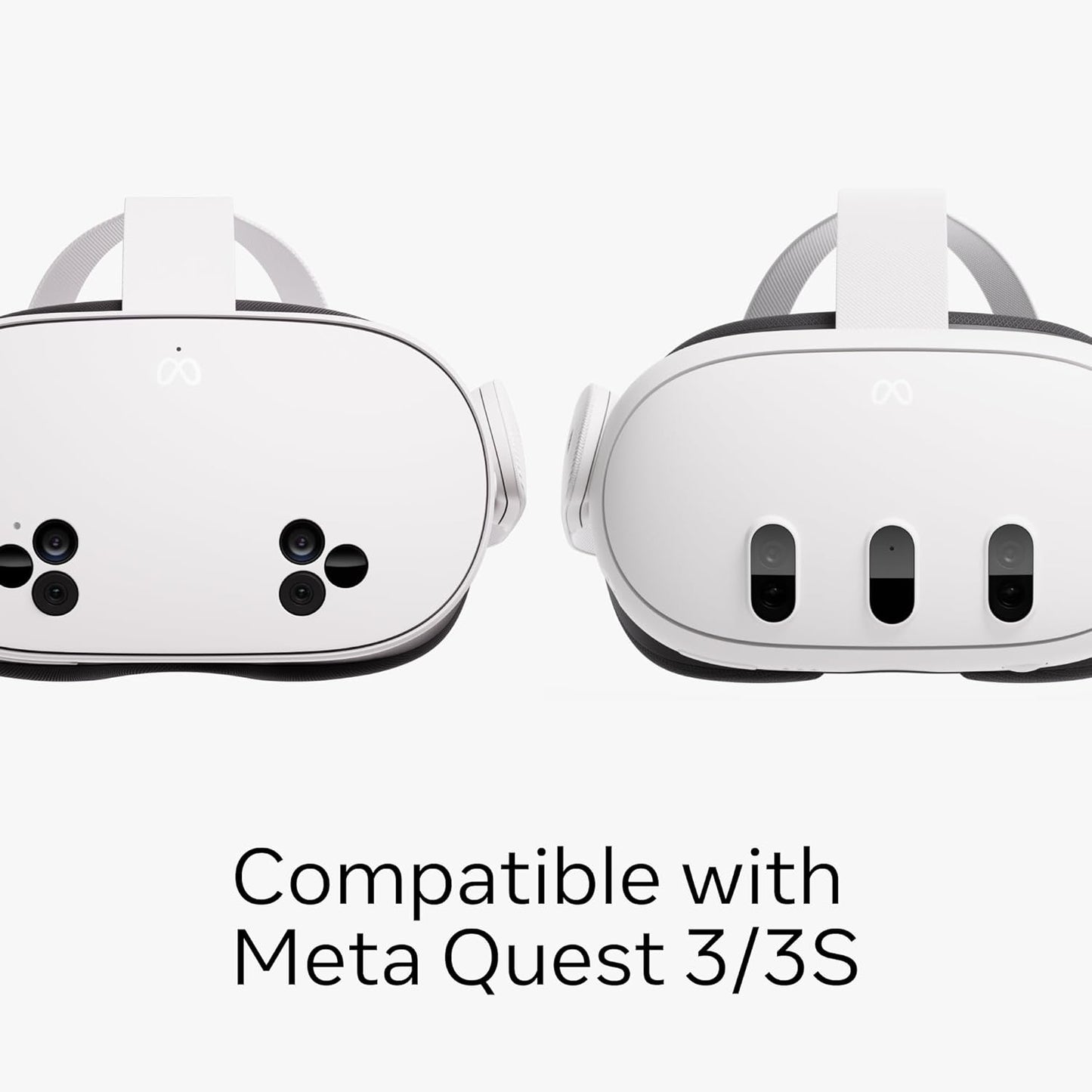 Quest Compact Charging Dock — Works with Quest 3/3S — Extended Headset Charging Cable — Wireless Charging for Touch plus Controllers