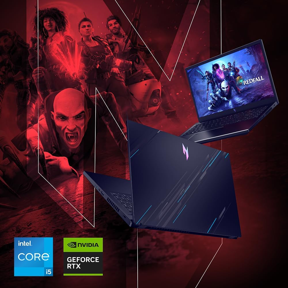 Nitro V Gaming Laptop | Intel Core I5-13420H Processor | NVIDIA Geforce RTX 4050 Laptop GPU | 15.6" FHD IPS 144Hz Display | 8GB DDR5 | 512GB Gen 4 SSD | Wifi 6 | Backlit KB | ANV15-51-51H9