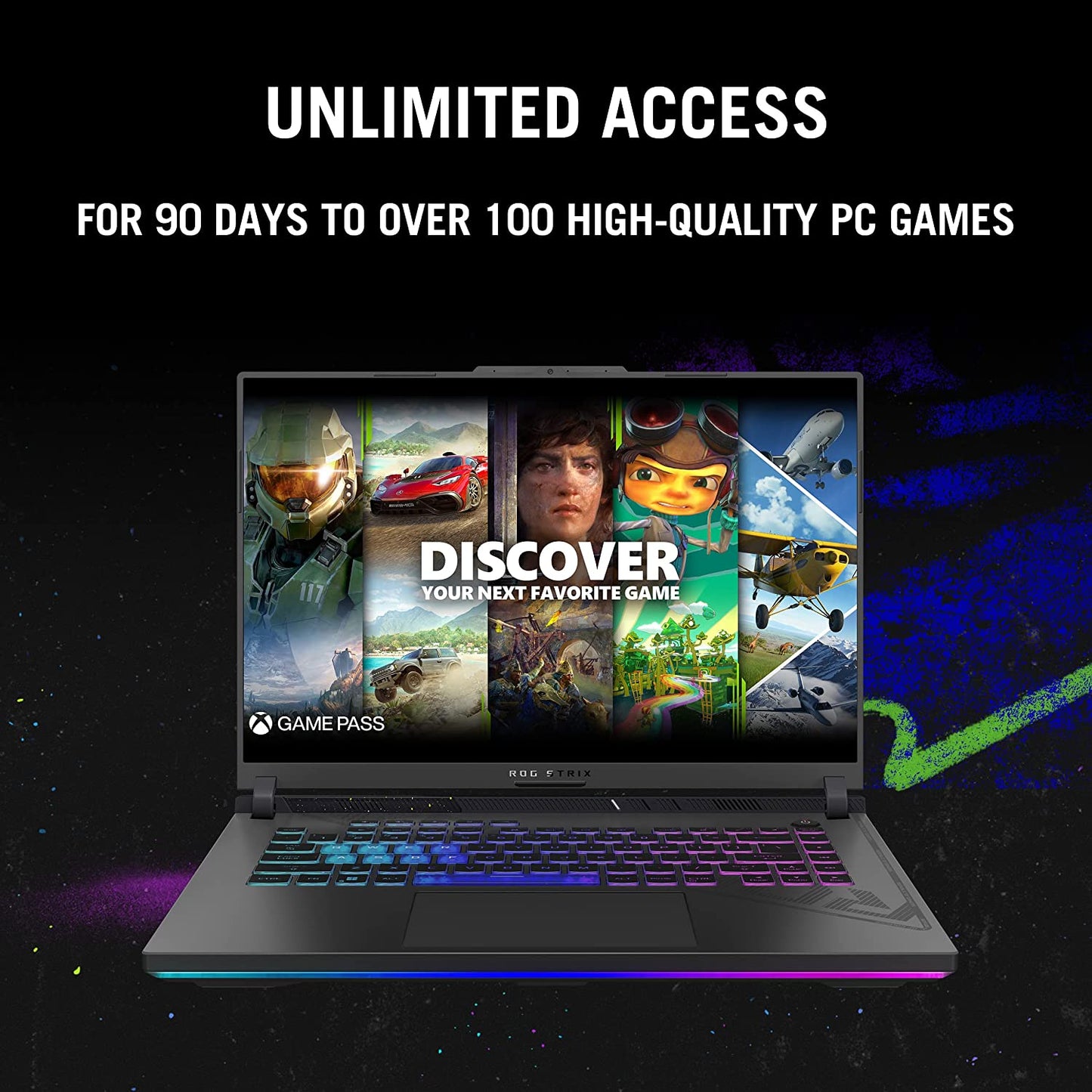 ROG Strix G16 Gaming Laptop, 165Hz Display, NVIDIA® Geforce RTX™ 4060, Intel Core I7-13650Hx, 16GB DDR5, 1TB Pcie Gen4 SSD, Wi-Fi 6E, Windows 11, G614JV-AS74
