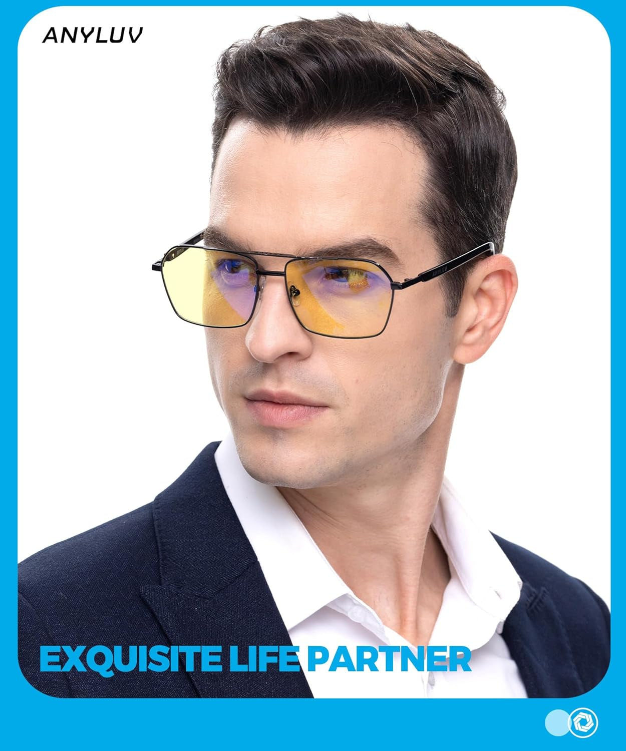 Blue Light Glasses Men/Women, Blue Light Blocking Glasses, Computer Screen Blocker Eyes Protection Glasses