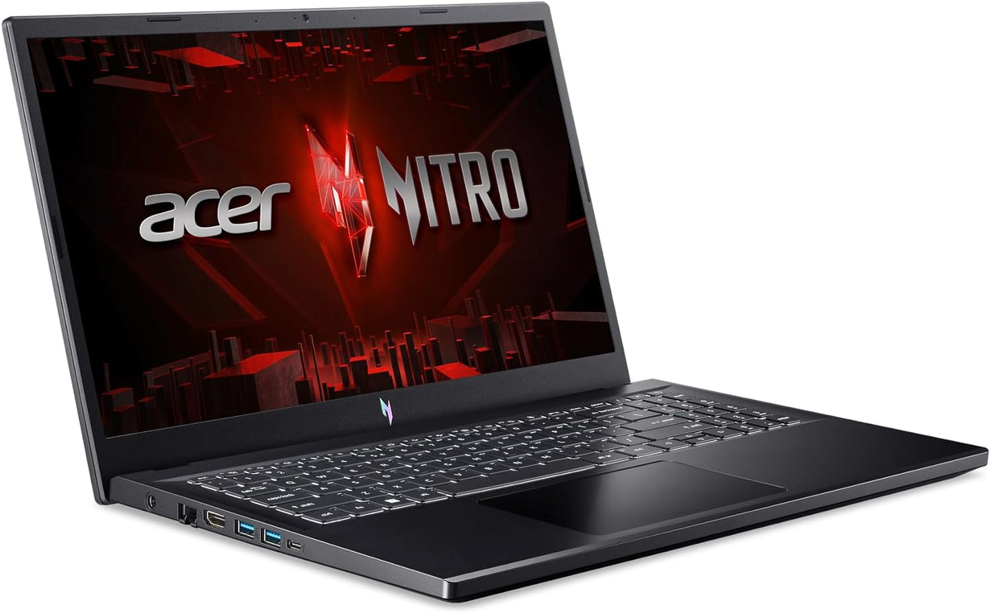Nitro V Gaming Laptop | Intel Core I5-13420H Processor | NVIDIA Geforce RTX 4050 Laptop GPU | 15.6" FHD IPS 144Hz Display | 8GB DDR5 | 512GB Gen 4 SSD | Wifi 6 | Backlit KB | ANV15-51-51H9