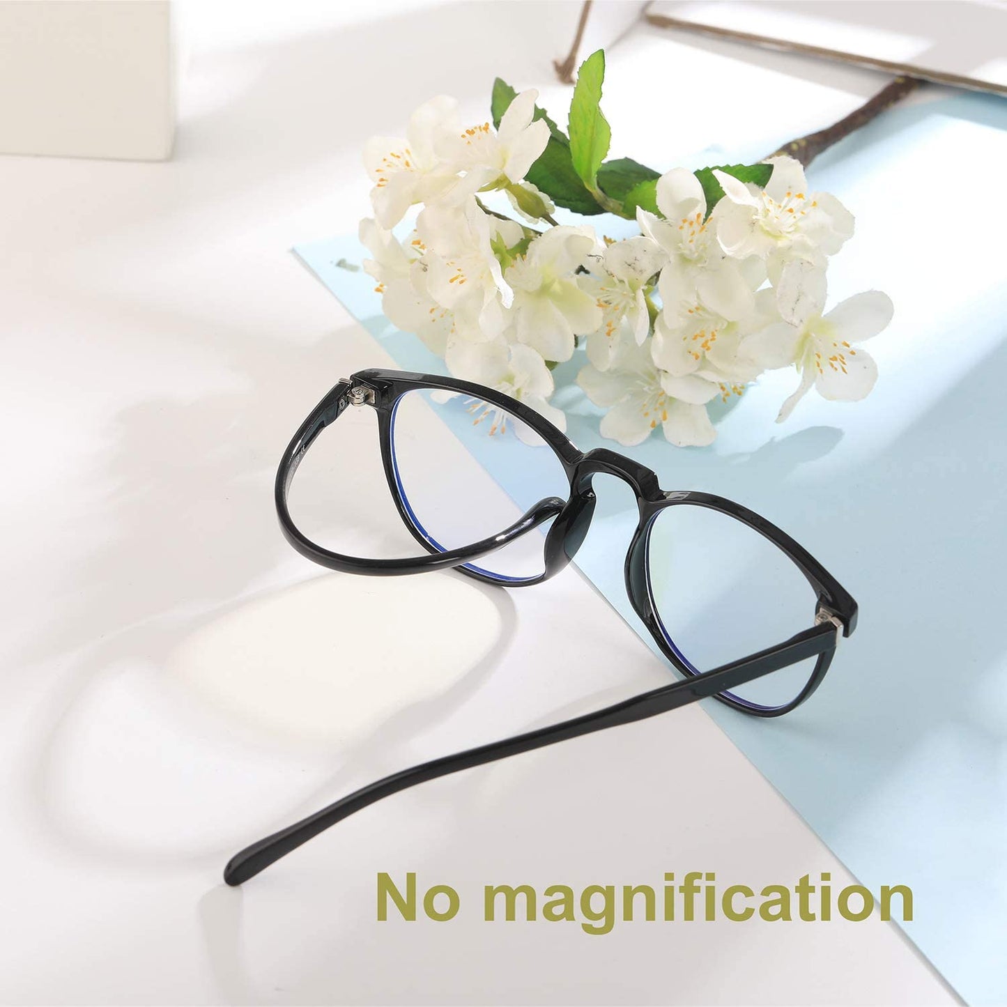 Blue Light Blocking Glasses Women/Men,Retro round anti Eyestrain Computer Gaming Glasses(2Pack)