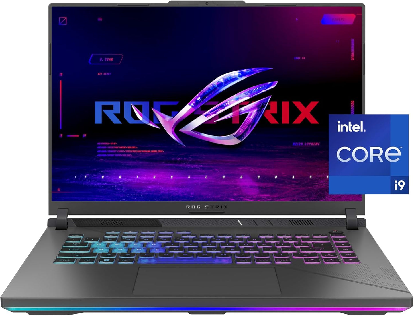 ROG Strix G16 (2024) Gaming Laptop, 16” ROG Nebula Display 16:10 QHD 240Hz, NVIDIA® Geforce RTX™ 4070, Intel® Core™ I9-14900Hx, 16GB DDR5-5600, 1TB Pcie Gen4 SSD, Wi-Fi 6E, Win 11, G614JIR-AS94
