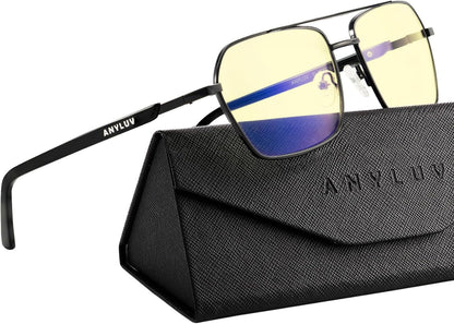 Blue Light Glasses Men/Women, Blue Light Blocking Glasses, Computer Screen Blocker Eyes Protection Glasses